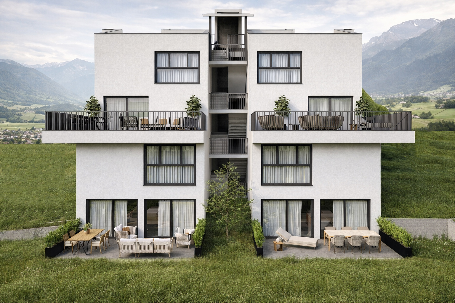 Projet de villas en développement