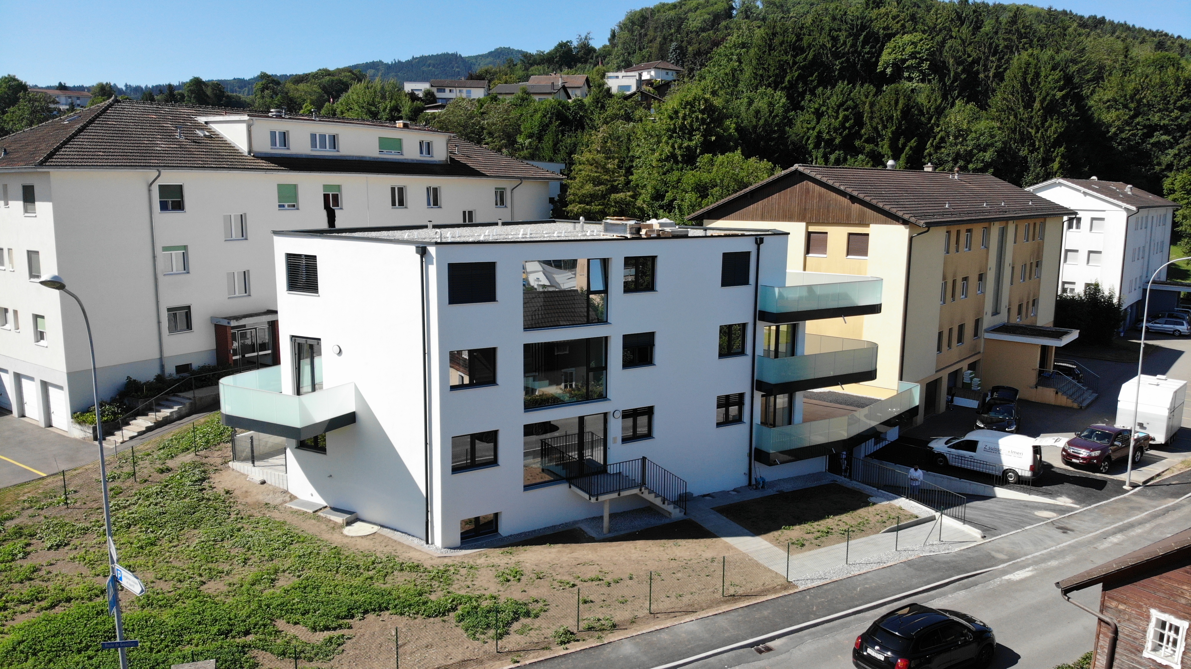 Farvagny : construction d’un immeuble