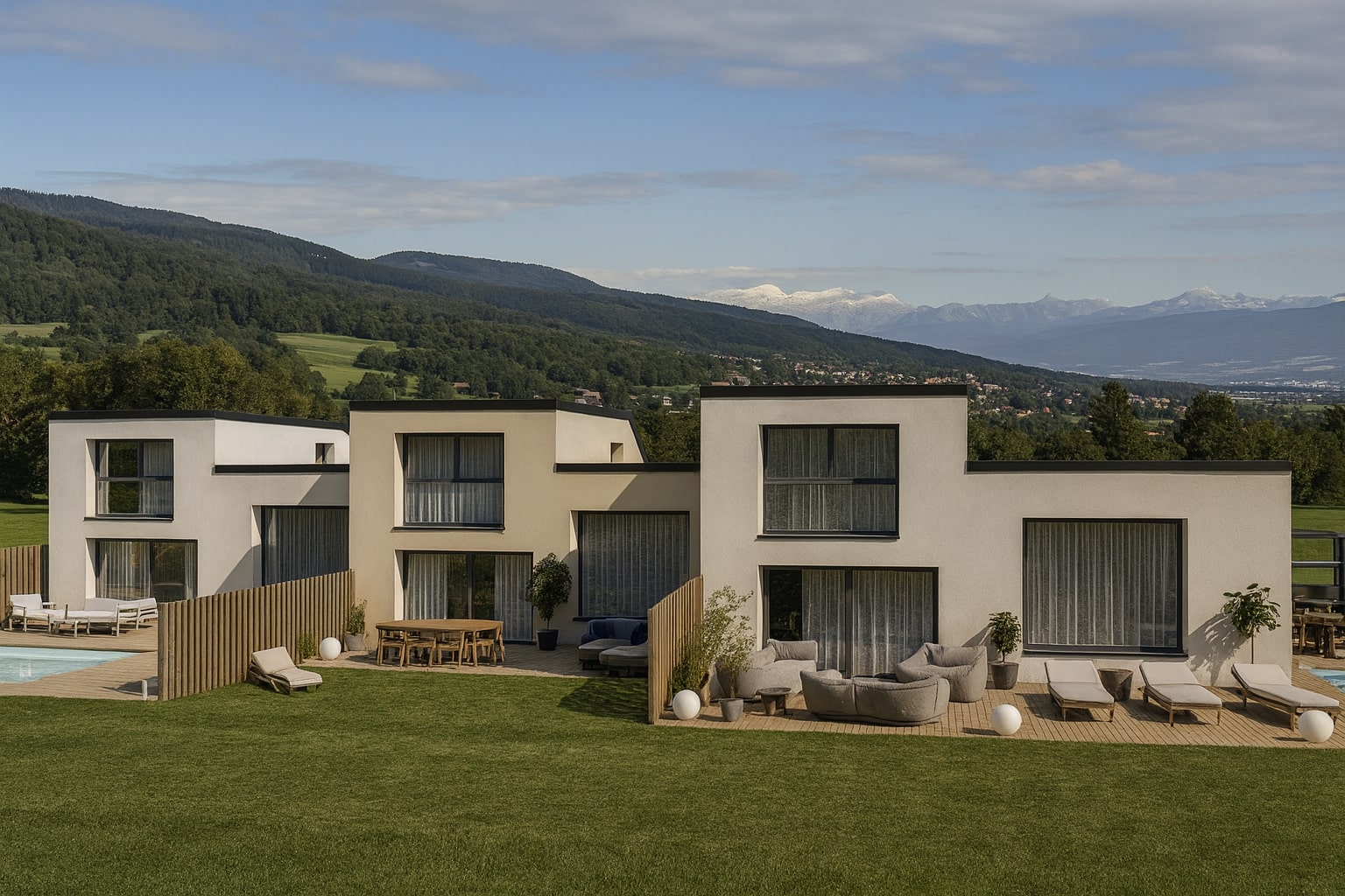 Projet de 3 villas
